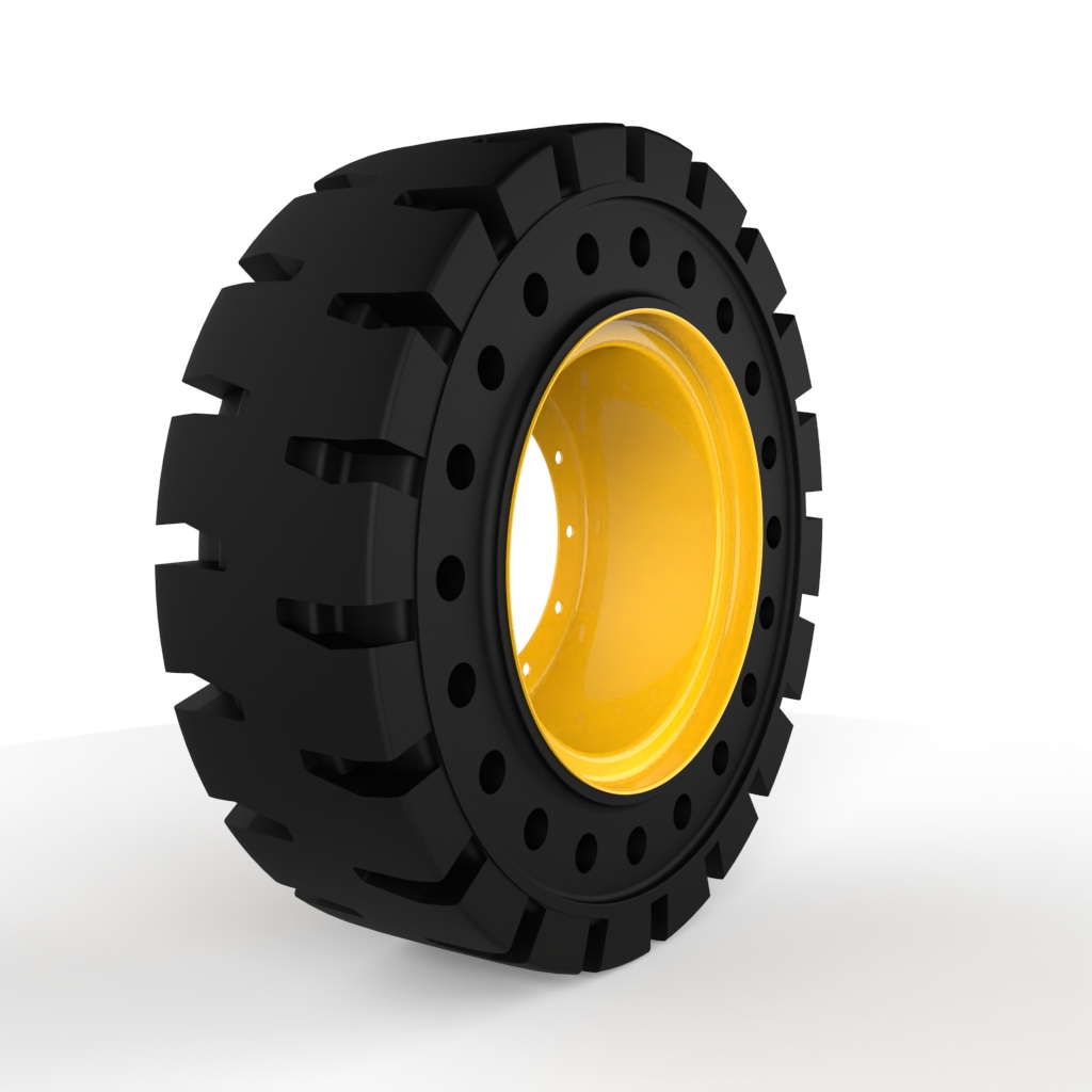 铲车实心橡胶轮胎：CS175-25