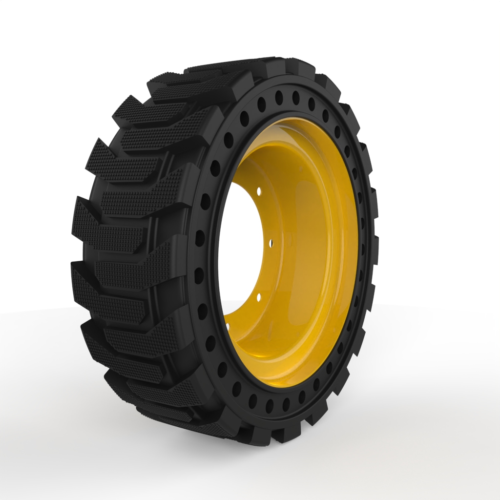 装载机实心橡胶轮胎：CS205-20-01